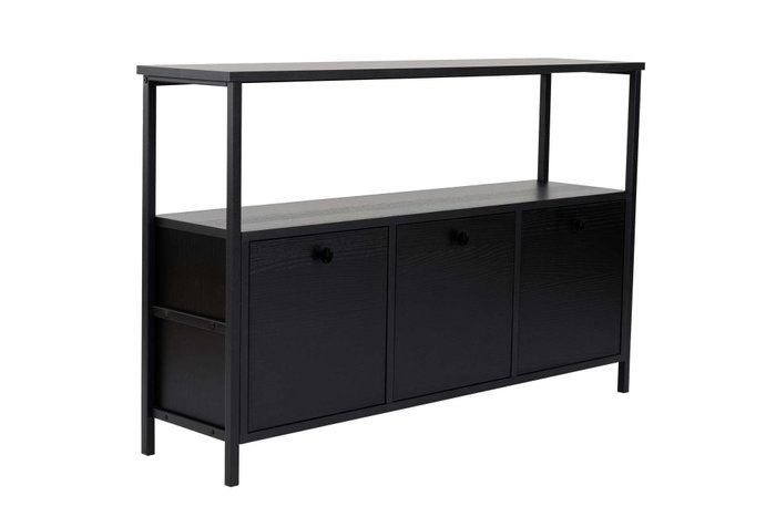 Nordure Consola Solace Madera Negra y Negra